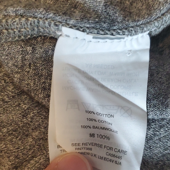 Madewell Grey T-shirt Sz S - Picture 6 of 8